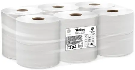 VEIRO: Бумага туалетная 2сл 170м/9,2 Comfort белый